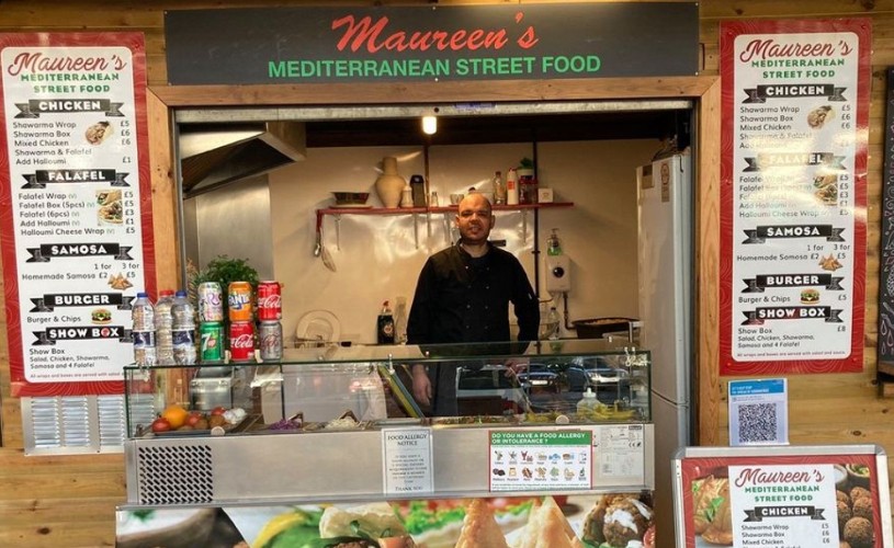 Maureen's street food outlet in Green Park Station